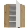 Obrazek Szafka kuchenna Aria-WH/AR anti fingerprint 60X60 GN-90 1F (45°)