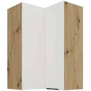 Obrazek Szafka kuchenna Aria-WH/AR anti fingerprint 60X60 GN-90 2F (90°)