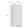 Obrazek Szafka kuchenna Aria-WH/WH anti fingerprint 40G-90 1F