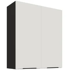 Szafka kuchenna Aria-WH/BL anti fingerprint 80G-90 2F