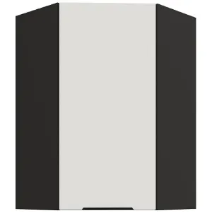 Szafka kuchenna Aria-WH/BL anti fingerprint 60X60 GN-90 1F (45°)
