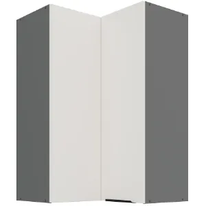 Szafka kuchenna Aria-WH/ANT anti fingerprint 60X60 GN-90 2F (90°)