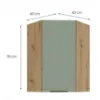 Obrazek Szafka kuchenna Aria-SA/AR anti fingerprint 60X60 GN-90 1F (45°)