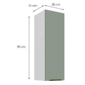 Obrazek Szafka kuchenna Aria-SA/WH anti fingerprint 30G-90 1F