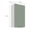 Obrazek Szafka kuchenna Aria-SA/WH anti fingerprint 50G-90 1F