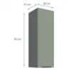 Obrazek Szafka kuchenna Aria-SA/ANT anti fingerprint 30G-90 1F