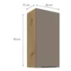Obrazek Szafka kuchenna Aria-TA/AR anti fingerprint 45G-90 1F