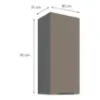 Obrazek Szafka kuchenna Aria-TA/ANT anti fingerprint 40G-90 1F