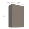 Obrazek Szafka kuchenna Aria-TA/ANT anti fingerprint 60G-90 1F