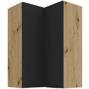 Szafka kuchenna Aria-BL/AR anti fingerprint 60X60 GN-90 2F (90°)
