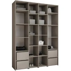 Obrazek Szafa Como 4-180 (50) biały/złoty