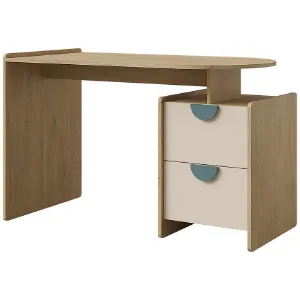 Obrazek Biurko Lexi 12l/P Cremona/Macadamia/Morski