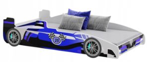 Łóżko dziecięce FORMUŁA blue 160 x 80 cm