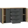 Obrazek Komoda Nr 14 Front Antracyt/Artisan