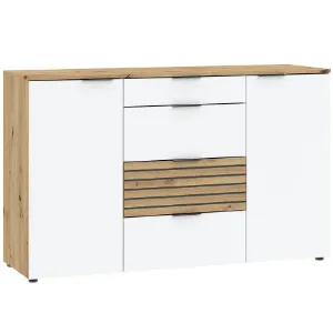 Obrazek Komoda Nr 11 Front Biały/Artisan