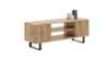 Obrazek Szafka RTV 155 cm loft dąb craft złoty - lamele