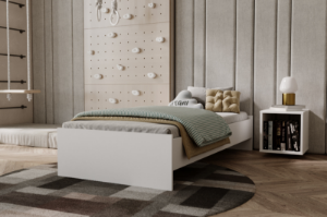 Obrazek Łóżko młodzieżowe KARO 200x90 - Białe