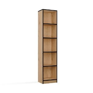 Obrazek Regał Basic 40 dąb artisan/czarny
