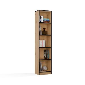 Obrazek Regał Basic 40 dąb artisan/czarny