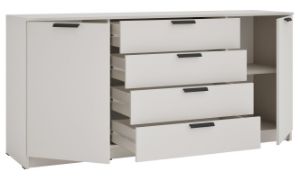 Obrazek Komoda dwudrzwiowa z szufladami Ava 06 2D4S kaszmir