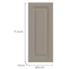 Obrazek Front kuchenny D30(L/P)  V6 K257 Kaszmir Mat Grii
