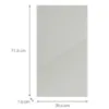 Obrazek Front kuchenny D40(L/P) L9 K900 Bianco Hg Griii