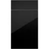 Obrazek Front kuchenny D40s1(L/P) L9 K165 Czarny Hg Griii