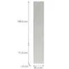 Obrazek Front kuchenny D40spwn(L/P) L9 K900 Bianco Hg Griii