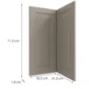 Obrazek Front kuchenny D90n  V6 K257 Kaszmir Mat Grii
