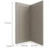 Obrazek Front kuchenny D90n H5 K257 Kaszmir Mat Grii