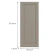 Obrazek Front kuchenny G40(100)(L/P) V6 K257 Kaszmir Mat Grii