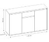Obrazek Komoda 3D1S Calzado ZAPK05