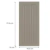 Obrazek Front kuchenny G45(100)(L/P) H5 K257 Kaszmir Mat Grii