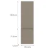 Obrazek Front kuchenny D60zl P Q2 K204 Capuccino Mat Gri