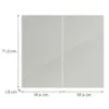 Obrazek Front kuchenny G80(72) L9 K900 Bianco Hg Griii