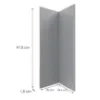 Obrazek Front kuchenny G60n2(100) L9 K268 Szary Hg Griii