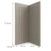 Obrazek Front kuchenny G60n2(72)H5 K257 Kaszmir Mat Grii