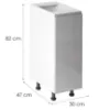 Obrazek Szafka Kuchenna Gardena D30 L Grey