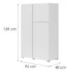 Obrazek Komoda Wysoka 3d Asymetric 46 Biały