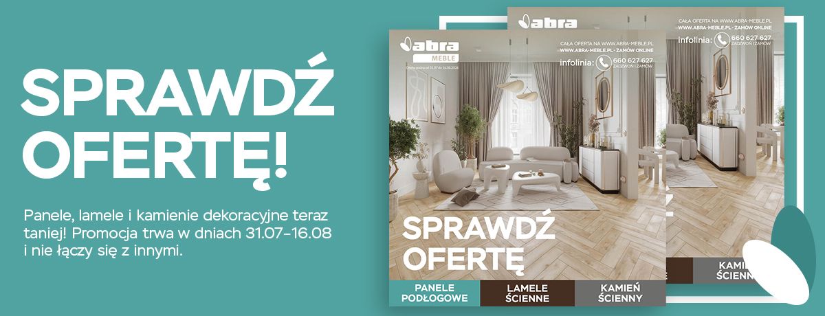Nowa gazetka - panele, lamele, kamień..
