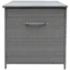 Obrazek Skrzynia ogrodowa Tejn technorattan 80x80x160 grey