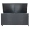 Obrazek Skrzynia ogrodowa Tejn technorattan 55x64x136 black