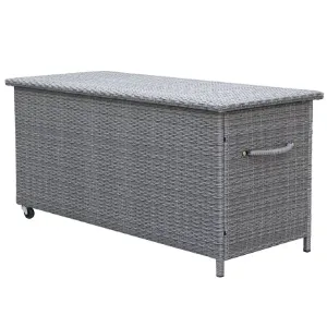 Obrazek Skrzynia ogrodowa Tejn technorattan 55x64x136 grey