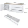 Obrazek Komoda 2d3s Modo 28 200cm Dąb Mauvella/Biały