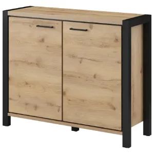 Obrazek Komoda 2d Aktiv 45 Dąb Taurus/Czarny