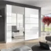 Obrazek Szafa 2d + Lustro Beta 56  Biały/Połysk